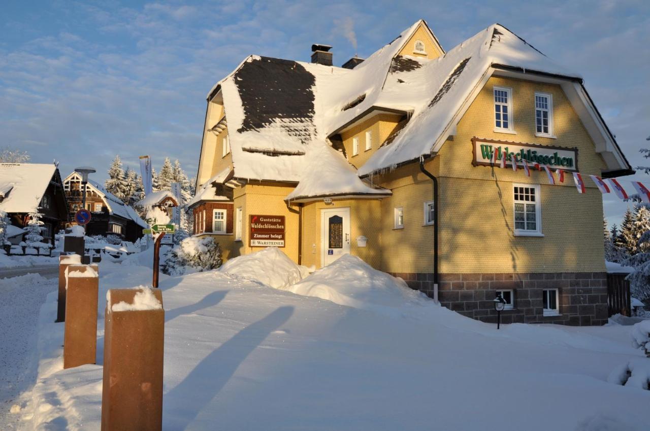 Gaststaette & Pension Waldschloesschen 오버호프 외부 사진